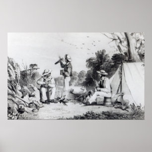 An exploring party poster