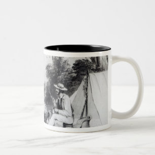 An exploring party Two-Tone coffee mug