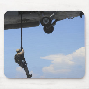 An explosive ordinance disposal technician mouse pad