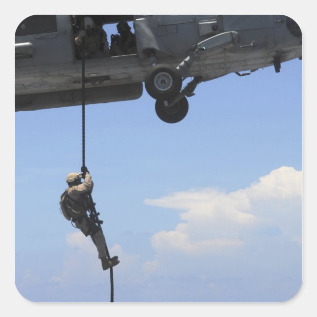 An explosive ordinance disposal technician square sticker (Front)