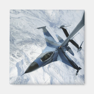 An F-16 Aggressor sits in contact position Magnet