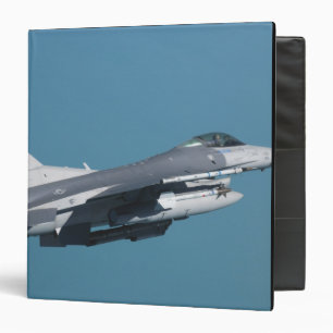 An F-16 Fighting Falcon in flight Binder