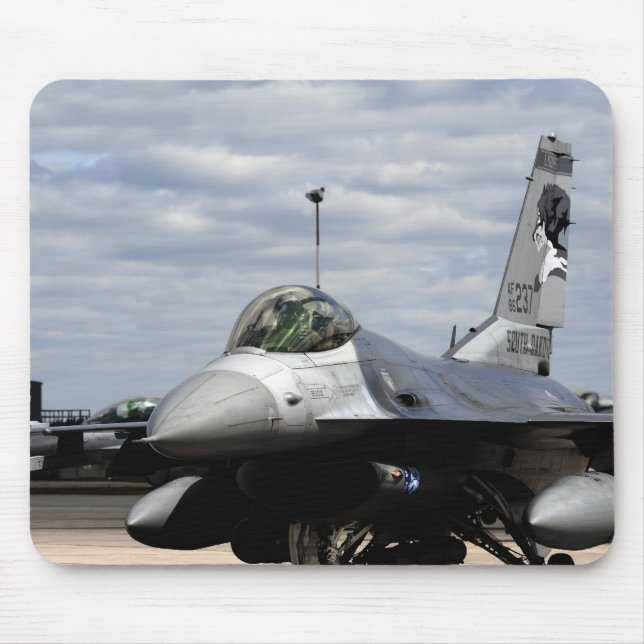 An F-16 Fighting Falcon Mouse Pad (Front)