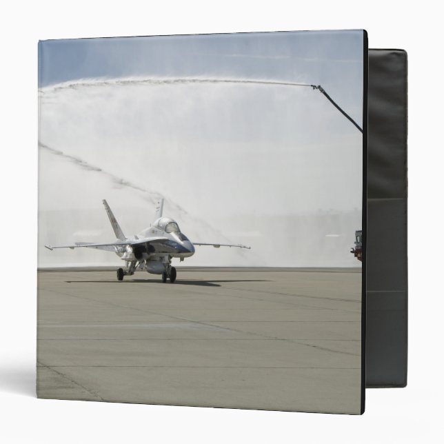 An F-18 aircraft Binder (Front/Inside)