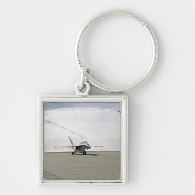 An F-18 aircraft Keychain (Front)