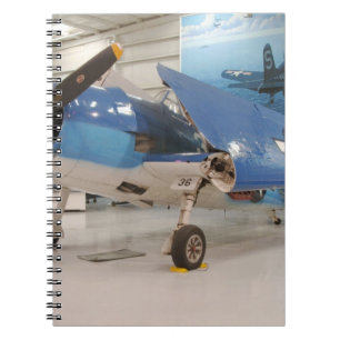 An F-6F Hellcat World War II fighter plane at Notebook