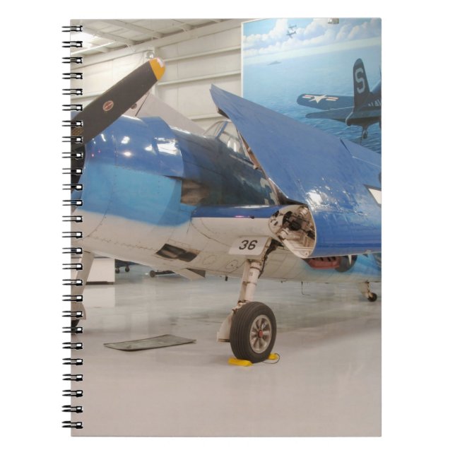 An F-6F Hellcat World War II fighter plane at Notebook (Front)