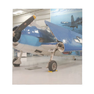 An F-6F Hellcat World War II fighter plane at Notepad