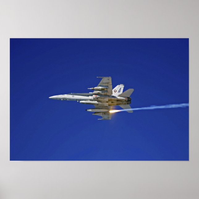 An F/A-18C Hornet Poster (Front)