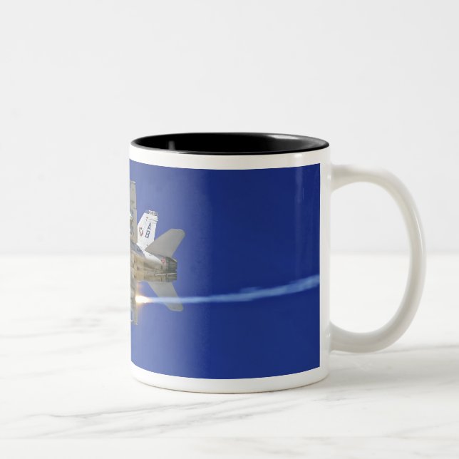 An F/A-18C Hornet Two-Tone Coffee Mug (Right)
