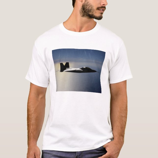 An F/A-22 Raptor flies a training mission 2 T-Shirt (Front)