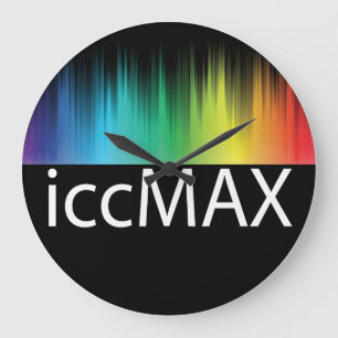 An iccMAX tie for the color management enthusiast Large Clock