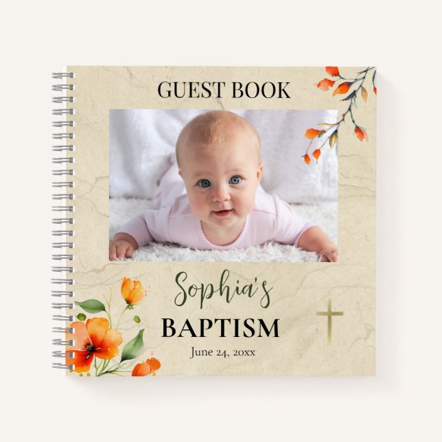 An Illuminated Life Orthodox Christian Baptism Notebook (Front)