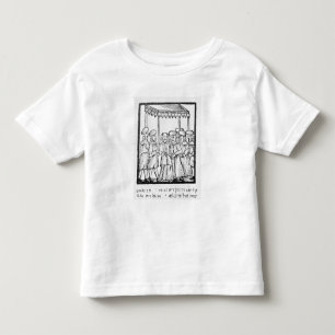 An illustration of a Jewish wedding Toddler T-shirt