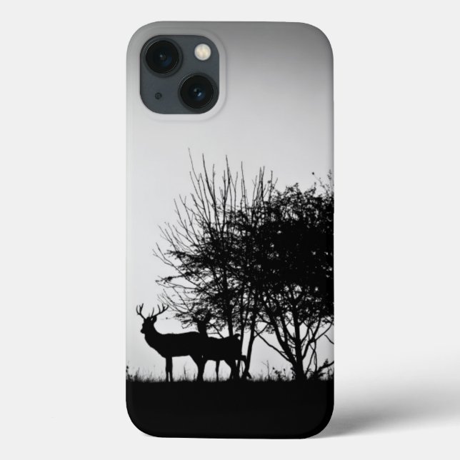An image of some deer in the morning mist Case-Mate iPhone case (Back)
