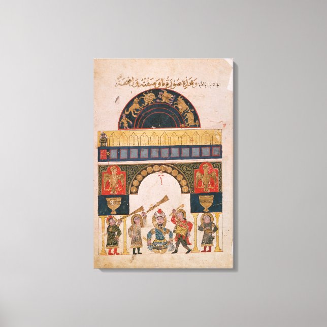 An Indian astrological chart Canvas Print (Front)