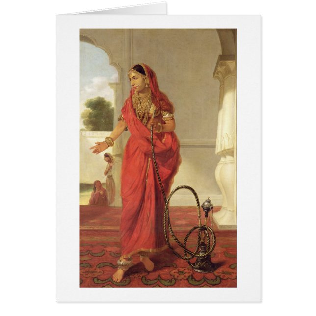 An Indian Dancing Girl with a Hookah, 1772 (oil on (Front)