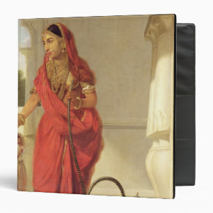 An Indian Dancing Girl with a Hookah, 1772 (oil on Binder