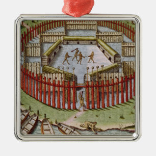 An Indian Village Metal Ornament