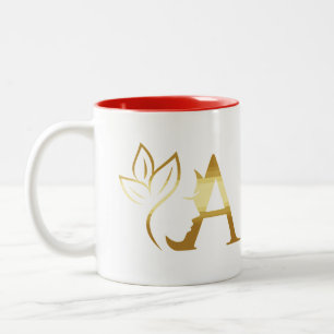 An Initial 'A' Monogrammed Personalized Mug 