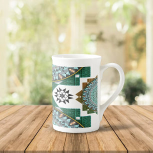 An initiation of mass circle bone china mug