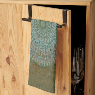 An initiation of the mass circle kitchen towel