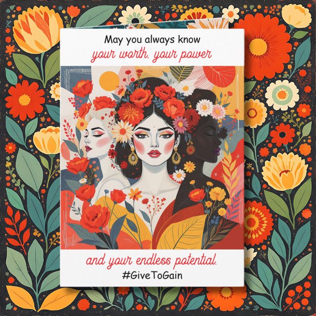 An Inspirational International Women's Day  Card (Creator Uploaded)