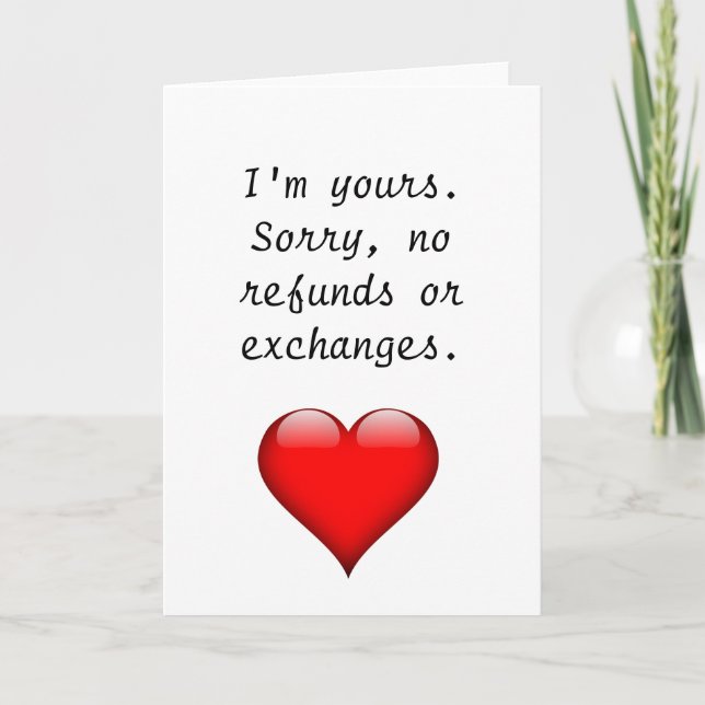 An interesting congratulations for Valentine's Day Holiday Card (Front)
