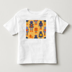 an interesting robot toddler t-shirt