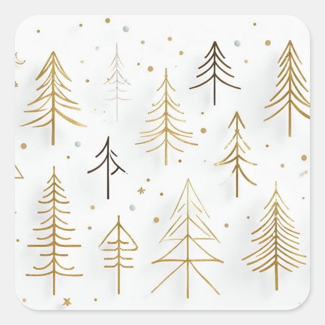 an interesting tree Sticker (Front)