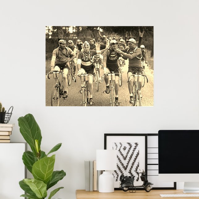 AN INTIMATE PORTRAIT OF THE TOUR DE FRANCE 1920's  Poster (Home Office)