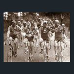 AN INTIMATE PORTRAIT OF THE TOUR DE FRANCE 1920's  Poster<br><div class="desc">AN INTIMATE PORTRAIT OF THE TOUR DE FRANCE 1920's Poster

This vintage Intimate Portrait of the Tour De France of the 1920's shares a humourous image of Vervaeke and Geldhol smoking a cigarette.</div>