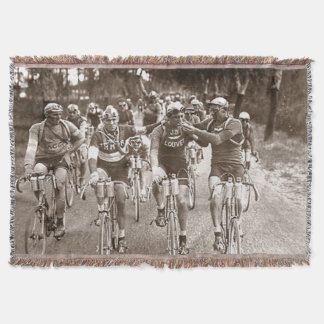 AN INTIMATE PORTRAIT OF THE TOUR DE FRANCE THROW BLANKET