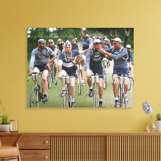 AN INTIMATE PORTRAIT TOUR DE FRANCE 1920's Redux Canvas Print