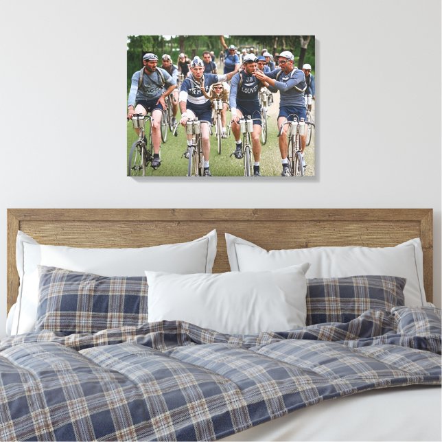AN INTIMATE PORTRAIT TOUR DE FRANCE 1920's Redux Canvas Print (Insitu(Bedroom))