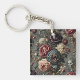 🩸 An Intimidating Bloom – Gothic Victorian Keychain