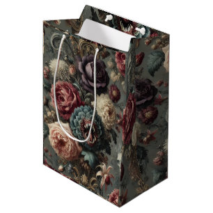 🩸 An Intimidating Bloom – Gothic Victorian Medium Gift Bag