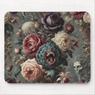 🩸 An Intimidating Bloom – Gothic Victorian Mouse Pad