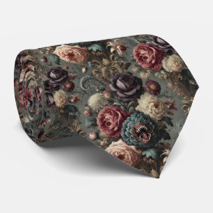 🩸 An Intimidating Bloom – Gothic Victorian Tie