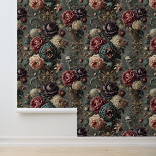 🩸 An Intimidating Bloom – Gothic Victorian Wallpaper