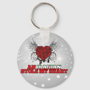 An Iranian Stole my Heart Keychain