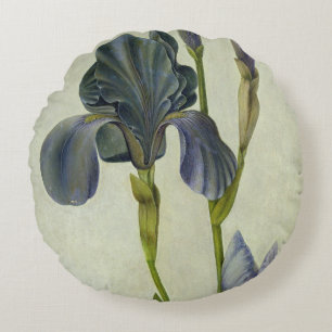 An Iris Round Pillow