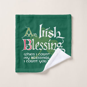An Irish Blessing Bath Towel Set