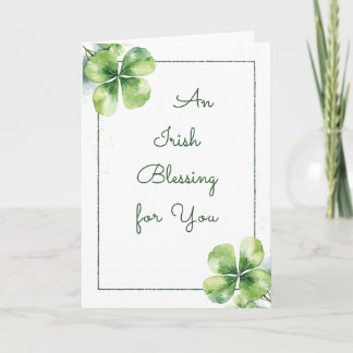 An Irish Blessing – Christian St. Patrick’s Day Holiday Card