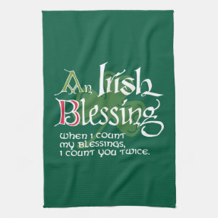 An Irish Blessing Kitchen Towel