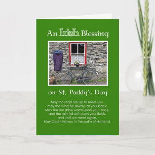 An Irish Blessing on St. Patrick's Day Card