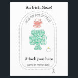 An Irish maze! Flyer<br><div class="desc">A fun activity to do with your family,  friends,  classmates,  and colleagues for St Patty's day!</div>