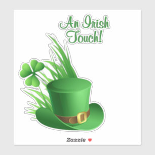 An Irish Touch Leprechaun Clove Hat in Grass