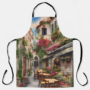 An Italian Street Scene Ephemera Design Series 4 Apron