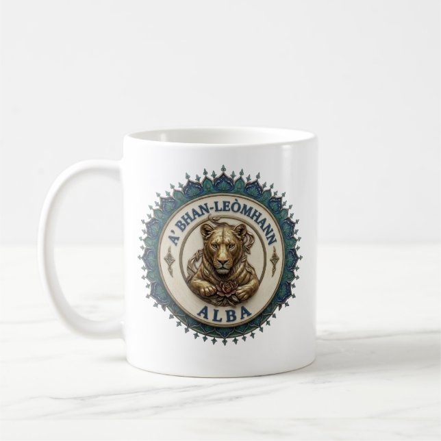 An Leòmhann. Alba Coffee Mug (Left)
